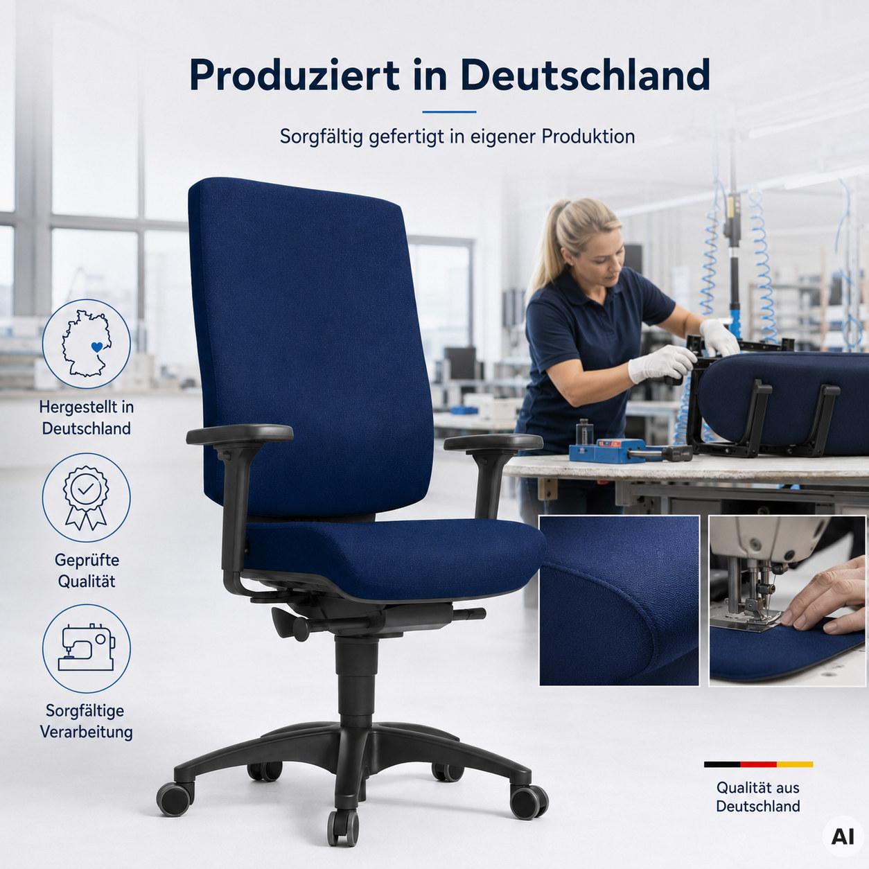 Cube Balance M - Hochwertiger Profi Bürostuhl