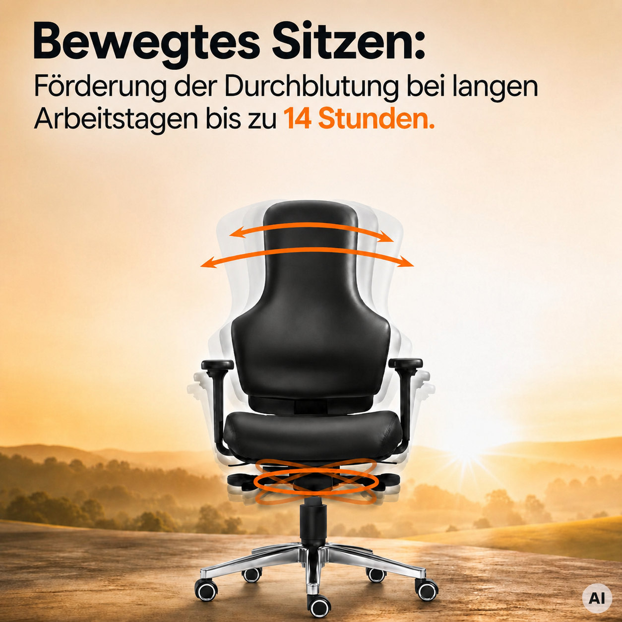 Ortholetic Balance M - Orthopädischer Bürostuhl