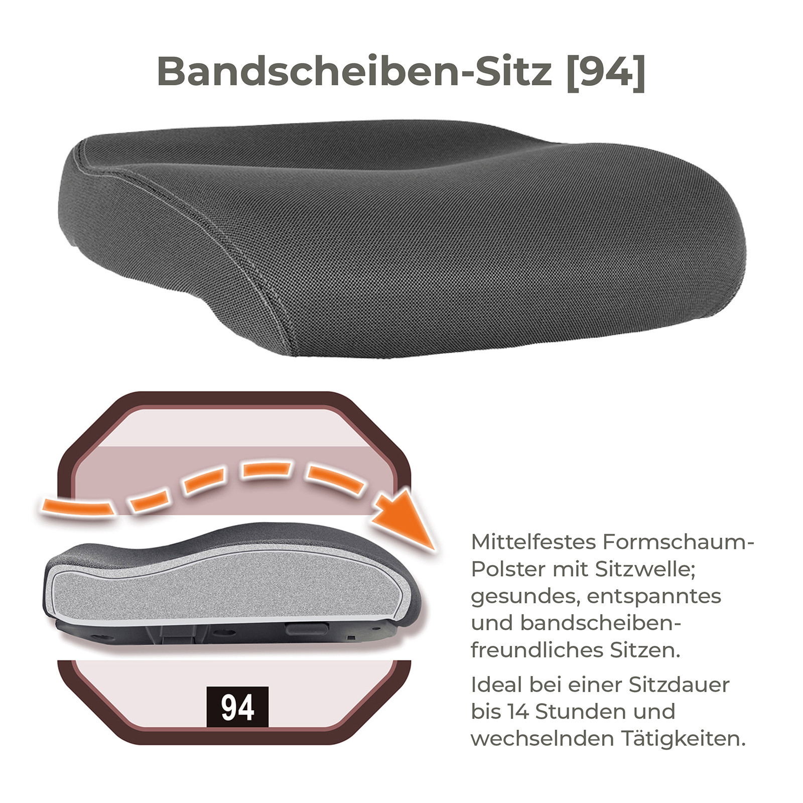 Bandscheiben-Sitz Formschaum