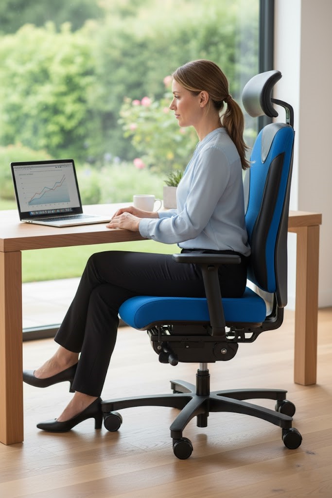 Evo Sport L mit Kopfstütze - Luxus Bürostuhl